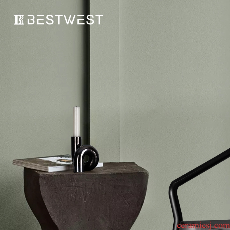 BEST WEST light key-2 luxury furnishing articles between example sitting room desktop soft adornment porcelain ceramic vase decoration ideas