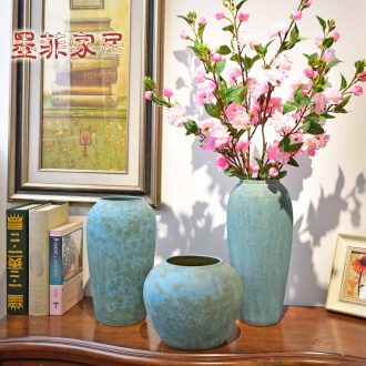 Murphy classical jingdezhen ceramic hydroponic vase is placed the new Chinese style household living room TV cabinet soft decoration