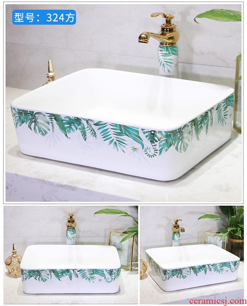 Basin stage Basin art ceramic round the sink the lavatory Basin sink contracted household toilet