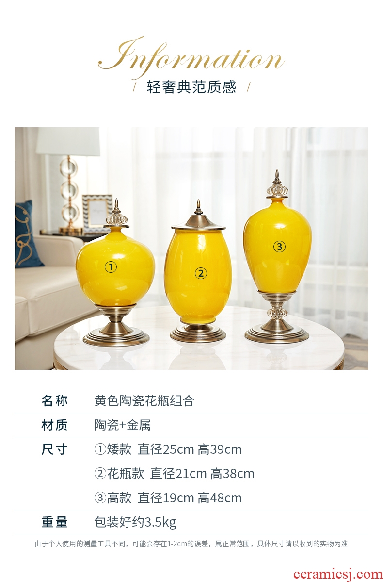 Jingdezhen ceramic floor coarse pottery large vases, I and contracted sitting room TV cabinet dry flower arranging furnishing articles retro POTS - 550602279290