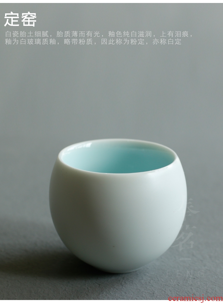 Serve tea five ancient jun porcelain cups kung fu tea cup set of single cup your up sample tea cup master cup suit