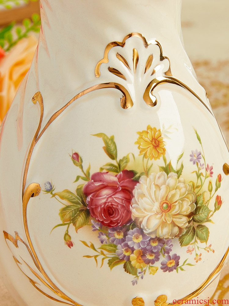 Light key-2 luxury floret bottle ceramic wine accessories furnishing articles sitting room arranging flowers all over the sky star TV ark, dried flower vase