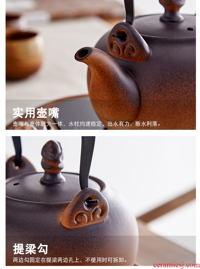 Qiu childe household kung fu tea set ceramic kettle electric TaoLu small small tea stove pot of boiled tea stove girder are coarse pottery