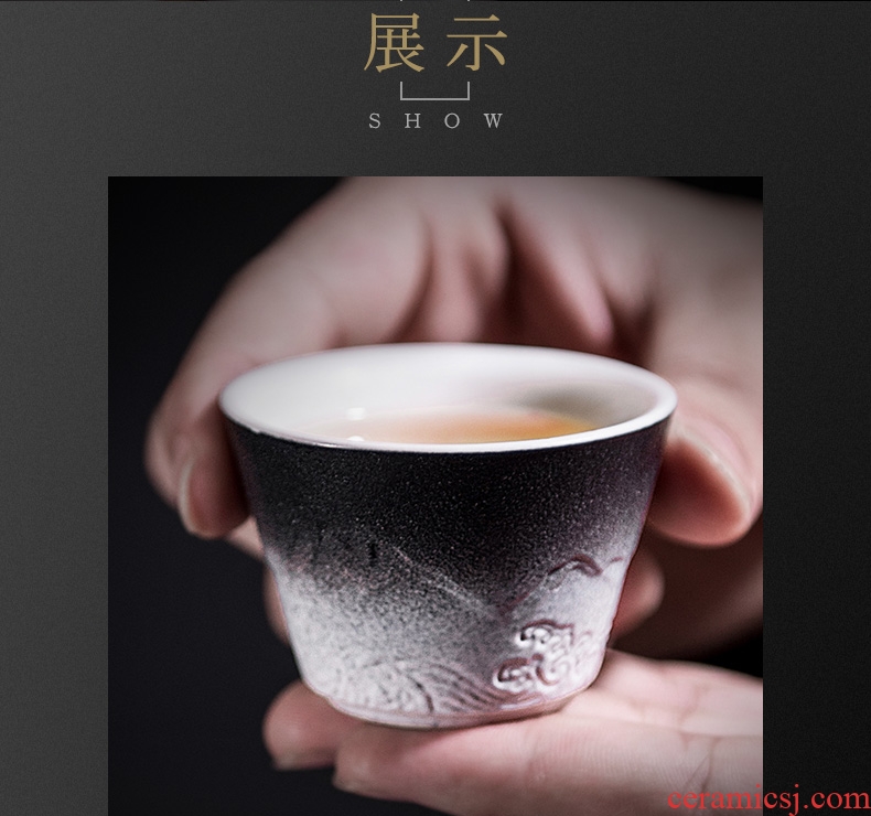 And hall of Japanese master sample tea cup cup single CPU ceramic kung fu tea set personal cup tea cup household small cup