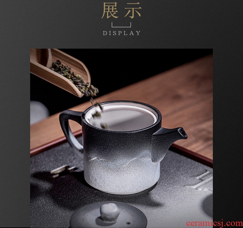 Kung fu tea set # and ceramic teapot teacup office of a complete set of household water tea tray was gift boxes