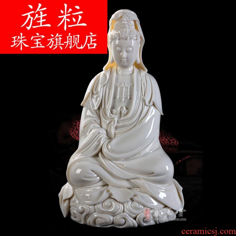 Bm ceramic handicraft sitting room place to occupy the xiangyun household avalokitesvara figure of Buddha goddess of mercy