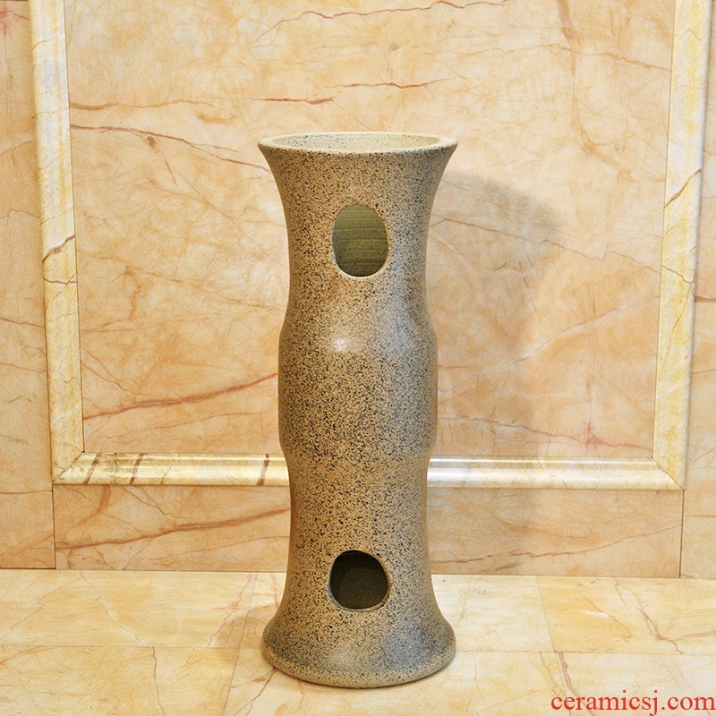 Pillar basin ceramic column type lavatory sink basin of Pillar type column the pool that wash a face a whole home floor