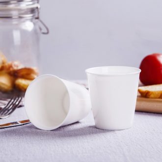 Jingdezhen pure white ipads porcelain hotel restaurant cup cup with a cup of milk for breakfast cup creative paper cups