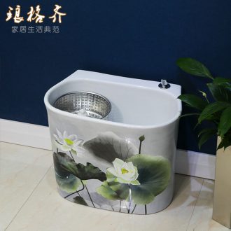 Jingdezhen ceramic art hand - made the mop pool basin bathroom balcony mop mop pool