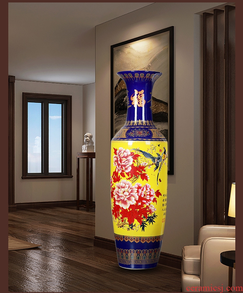 The Vatican Sally far, European ceramic flower vases luxurious sitting room TV ark, household ground adornment restoring ancient ways furnishing articles - 584994406542