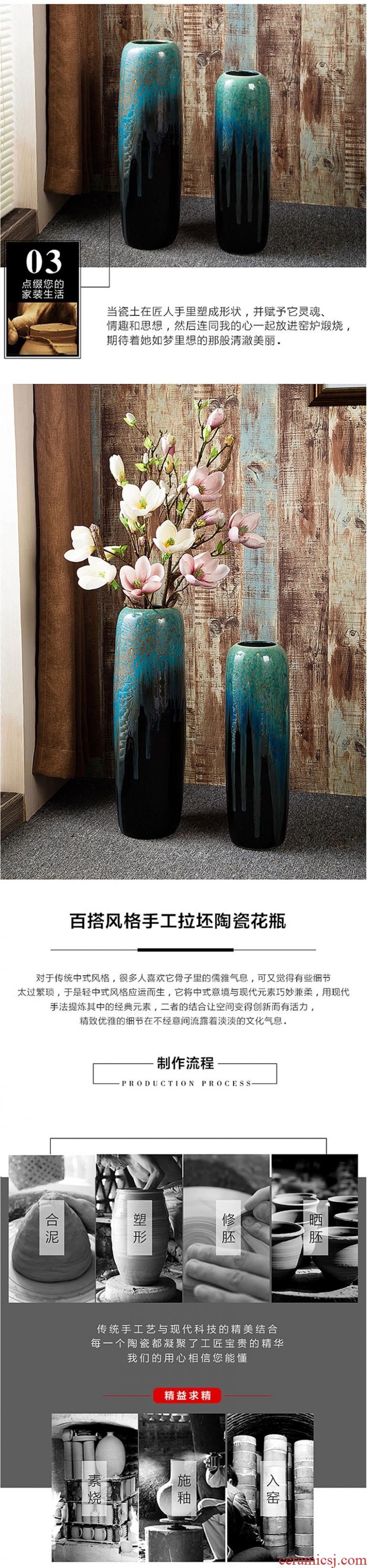 Pastel VAT sitting room adornment that occupy the home furnishing articles the ancient philosophers figure cylinder bottles of exquisite vase of jingdezhen ceramics - 597480236814