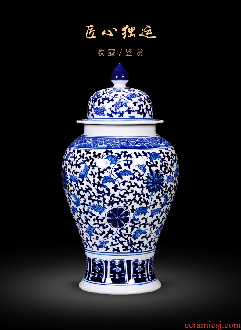 Better sealed up with porcelain of jingdezhen ceramic antique hand - made pastel home furnishing articles rich ancient frame of Chinese style porcelain vase - 605423614430