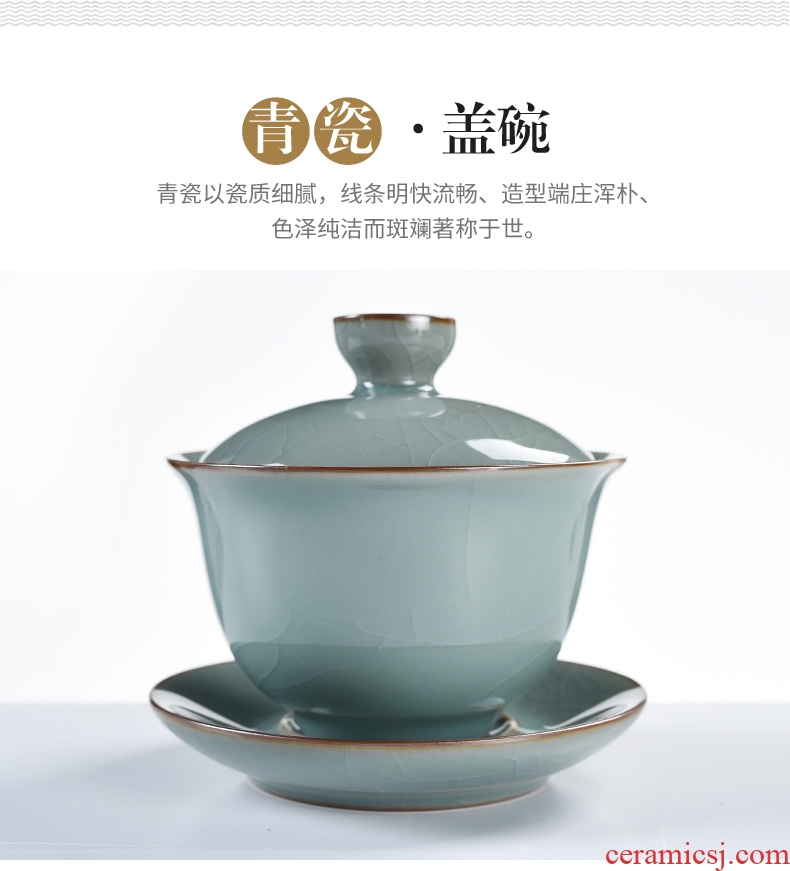 Beauty cabinet kung fu tea set your kiln only three large bowl with ceramic cup tea bowl tureen tea cups sliced open cups