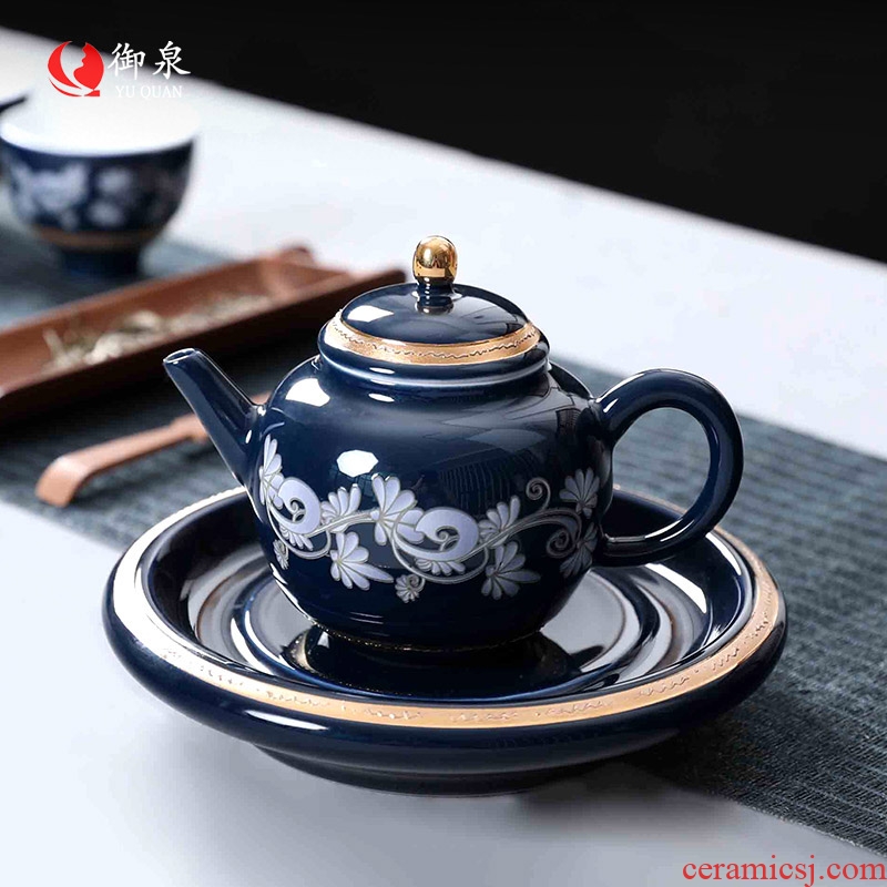 Imperial springs, fuels the teapot with manual small teapot tea exchanger with the ceramics filter single pot of kung fu tea set Chinese style