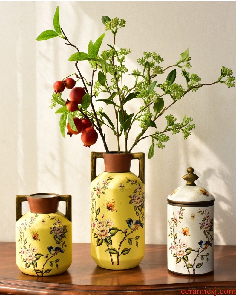 Murphy European farm ceramic vase hydroponic American country restaurant desktop soft adornment furnishing articles flower arrangement