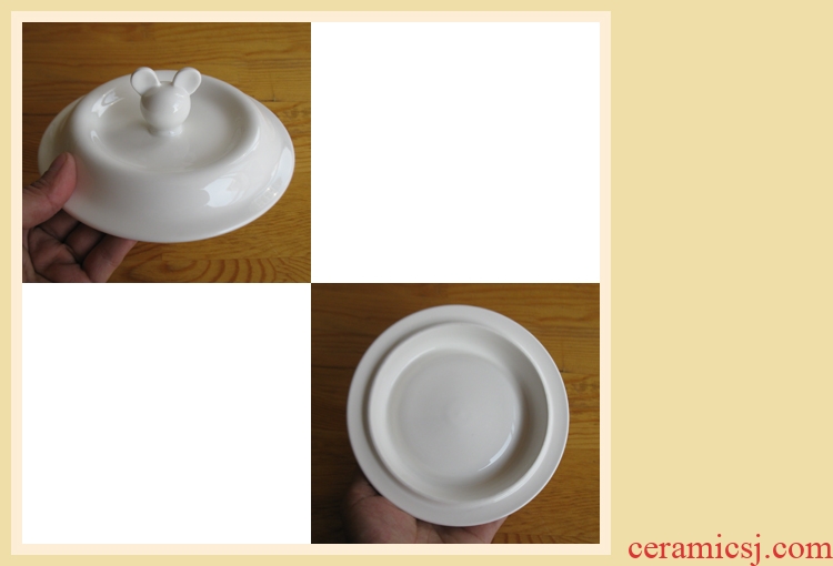 Large ceramic lid lid bowl cover cup cover mark cup lid monopoly more size