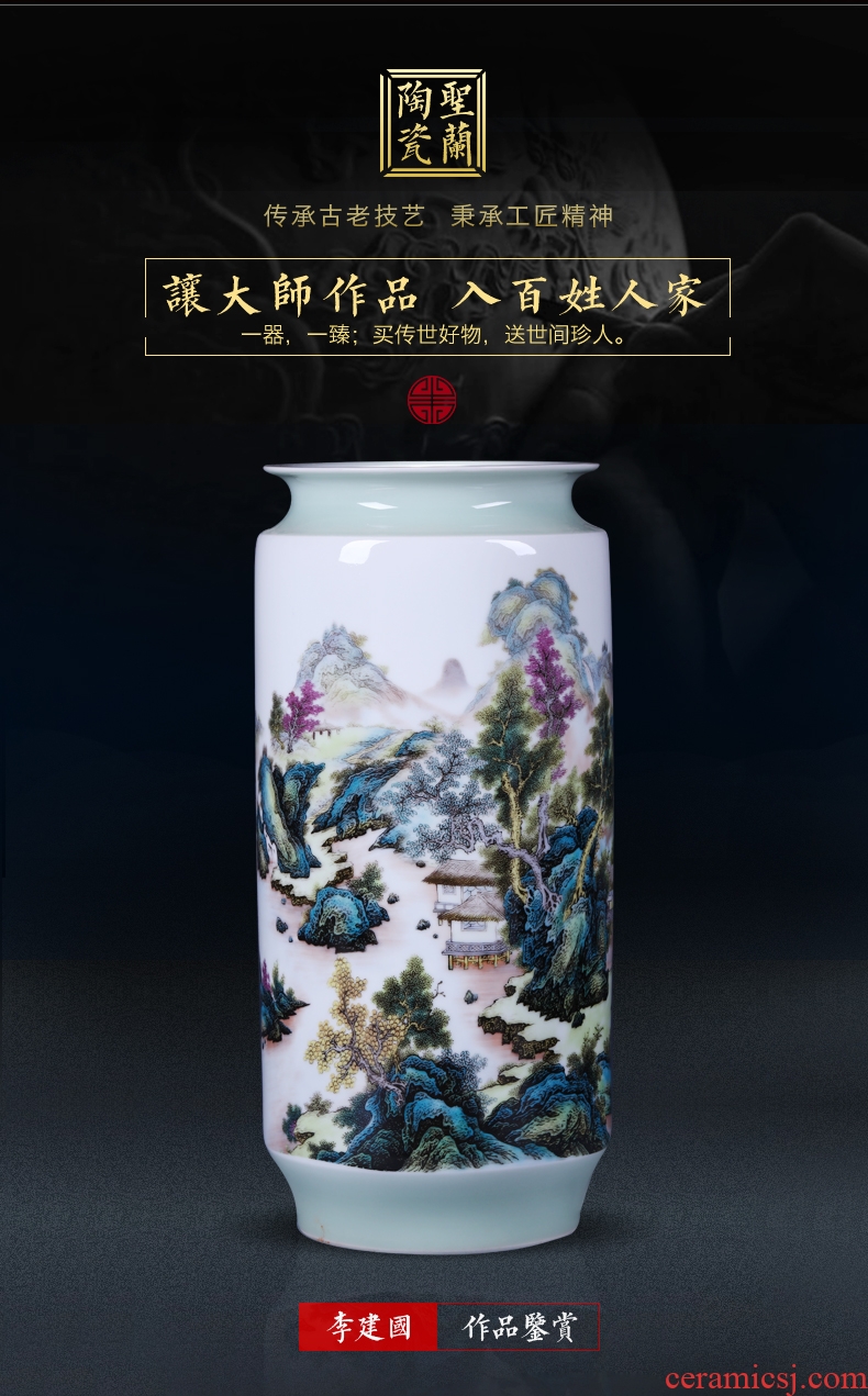 Jingdezhen ceramics big blue and white porcelain vase splendid sunvo hotel decoration sitting room place large landing - 601757617316