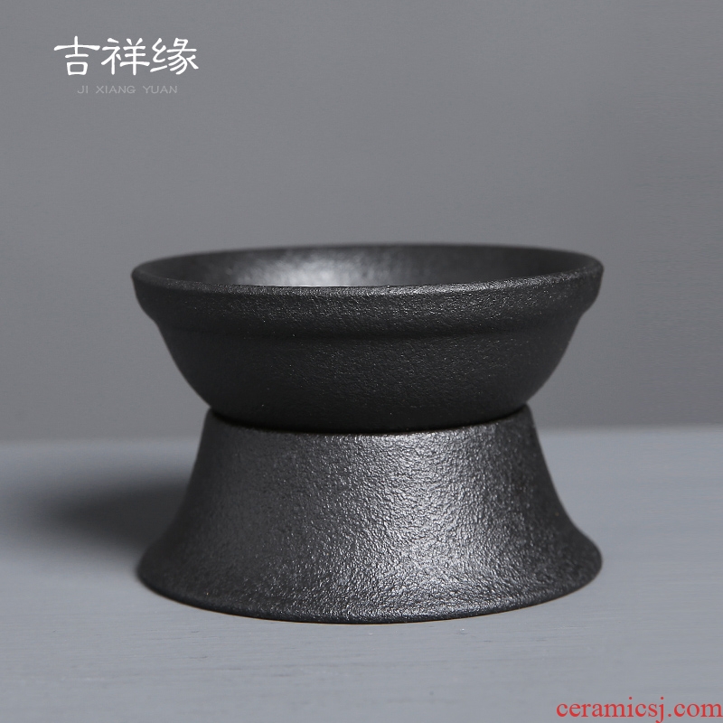 Auspicious edge black pottery moire filter ceramic) tea tea filter creative tea accessories fair tea net