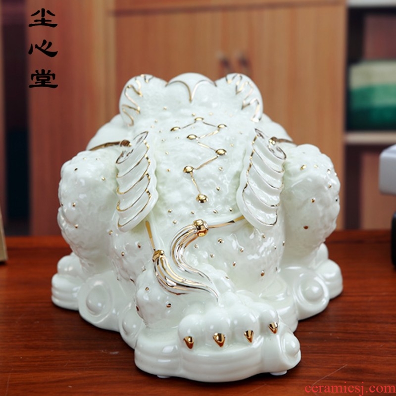 Dust heart new ceramic maxim inlaying toads furnishing articles household act the role ofing is tasted golden cicada tree toad opening gifts wind