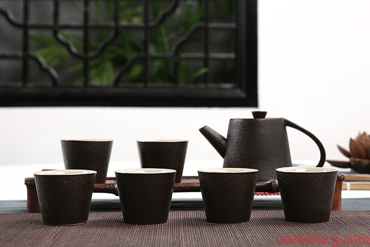 Contracted household of Chinese style kung fu tea cup tea set a set of ceramic tea set with the teapot