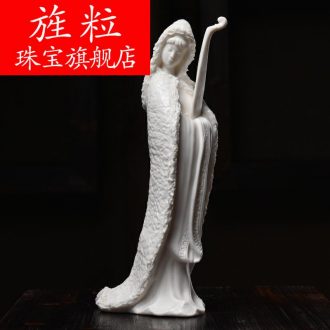 Bm dehua ceramic Su Xianzhong master process art beauty fill furnishing articles wang zhaojun D30-31