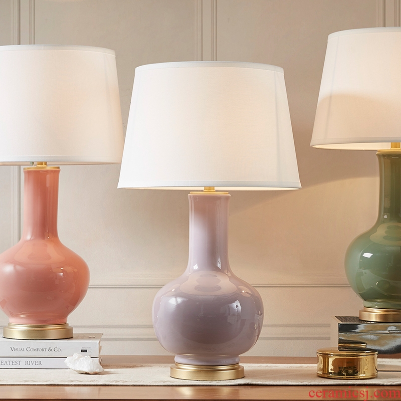 Harbor House lamp lamps and lanterns of the sitting room is contracted and I American ceramic lamp Casila of bedroom the head of a bed