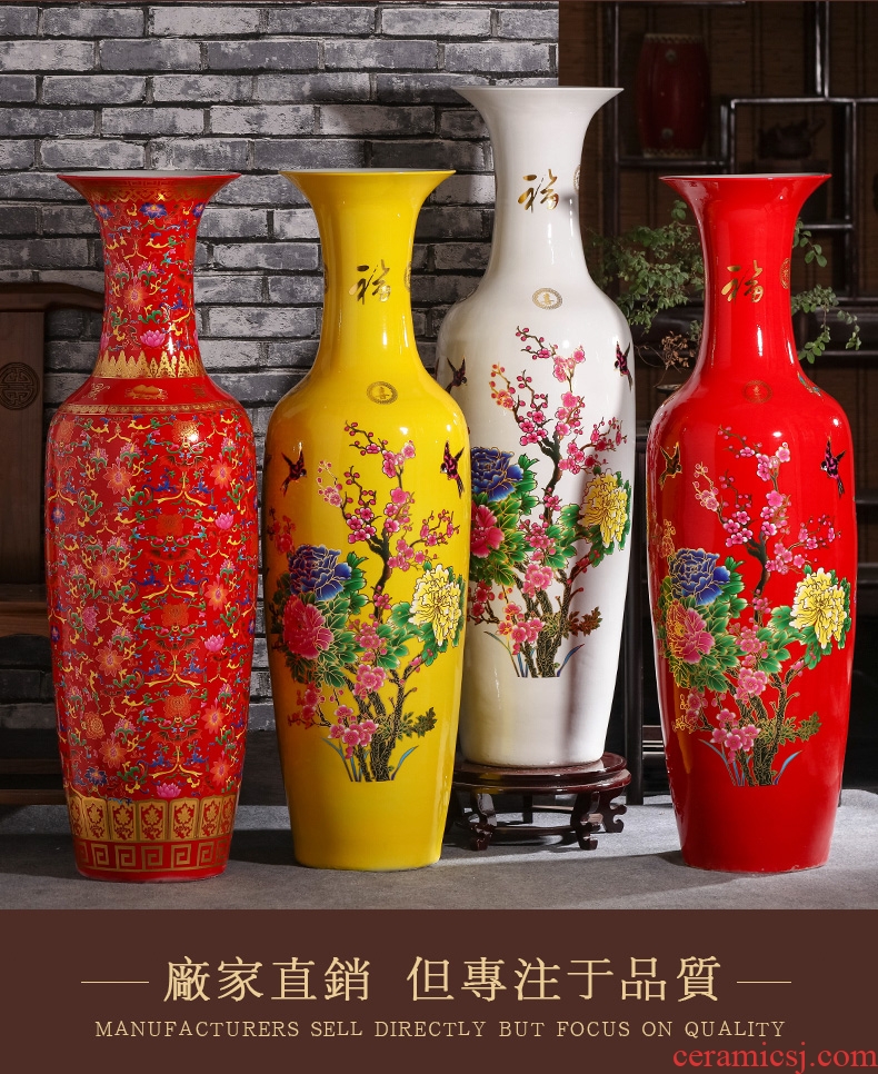 Jingdezhen blue and white porcelain vases, pottery and porcelain large hand - made songshan friends sitting room place of new Chinese style household act the role ofing is tasted - 584852517329