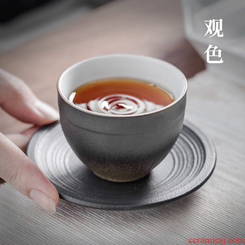 Tianyu and hall taste a cup of tea taking master cup kung fu tea cups a single Japanese household ceramic cups of tea light