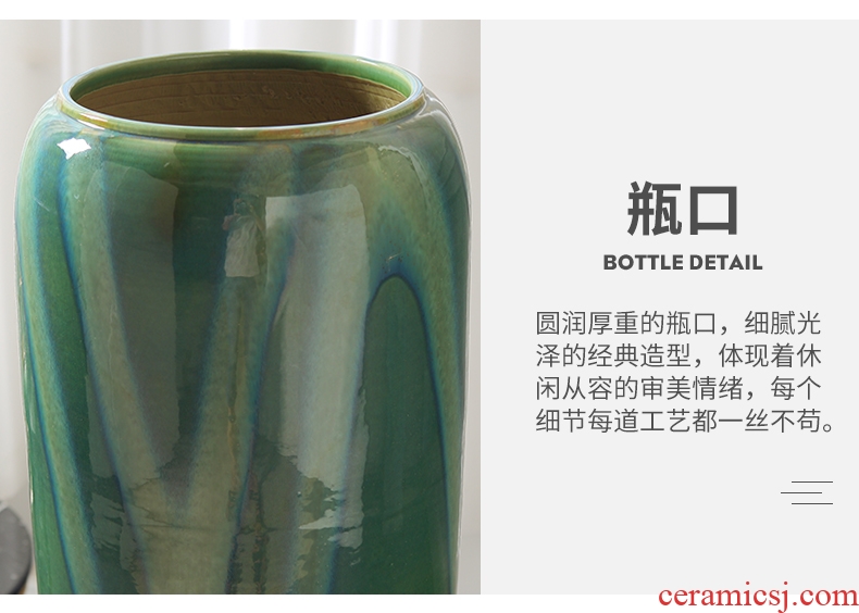 Jingdezhen ceramics of large vase has a long history in the hand draw pastel landscape porcelain sitting room adornment is placed - 599885776483