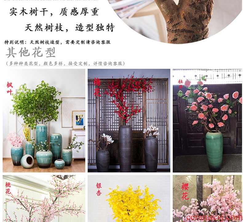 Jingdezhen ceramics vase of large sitting room hotel opening gifts - 600256471683 large porcelain home decoration furnishing articles