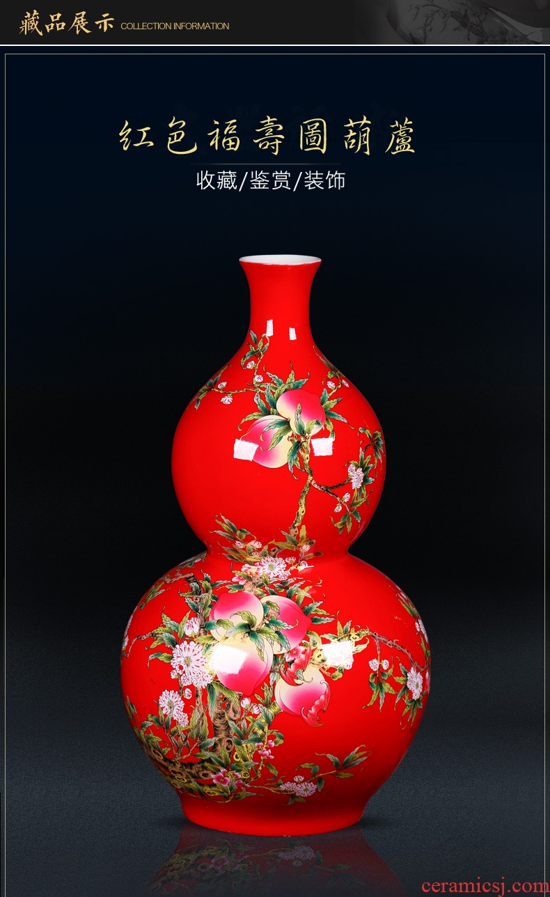 Modern new Chinese style ceramic vase of large sitting room household soft adornment art flower arranging furnishing articles TV ark - 603484614326