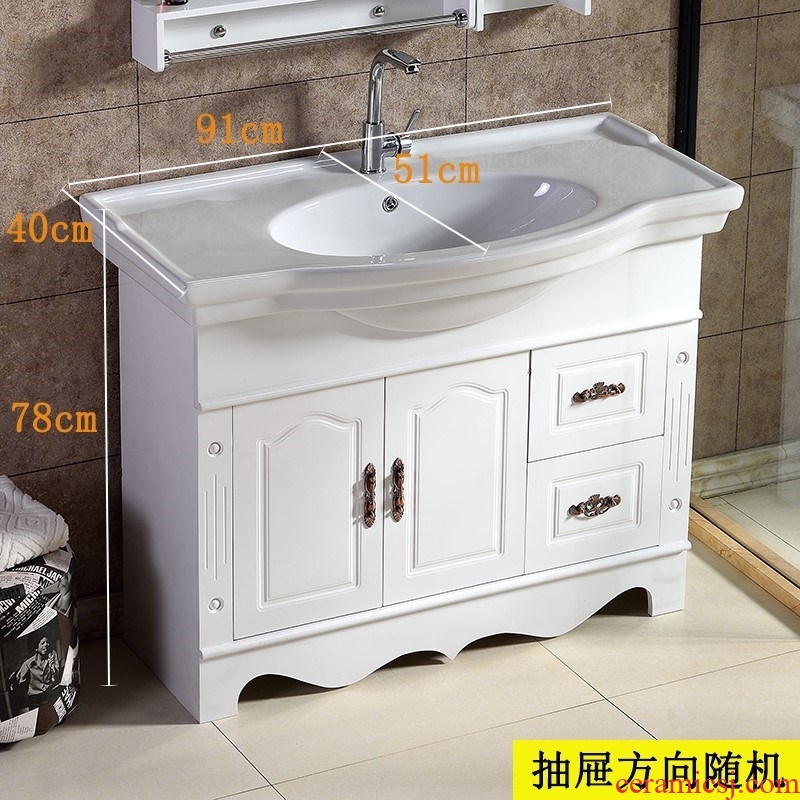 Sink to the ground sinks ark waterproof hand basin that wash bath type european-style combination pool ceramic lavabo alone
