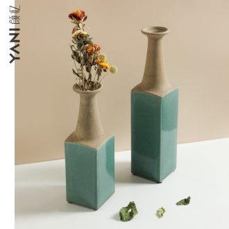 Vase American country ceramic restoring ancient ways, the adornment that occupy the home furnishing articles sitting room porch example room dry flower flower Vase