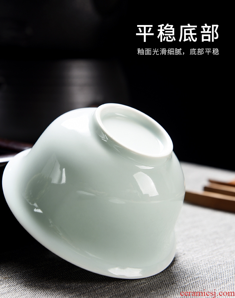 Beauty cabinet without air hole, double the not hot tureen heat insulation bowl cups tea household ceramics kung fu tea cup