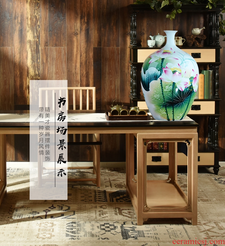 Jingdezhen ceramics furnishing articles household act the role ofing is tasted I and contracted famous masterpieces hand - made decorative vase in the living room