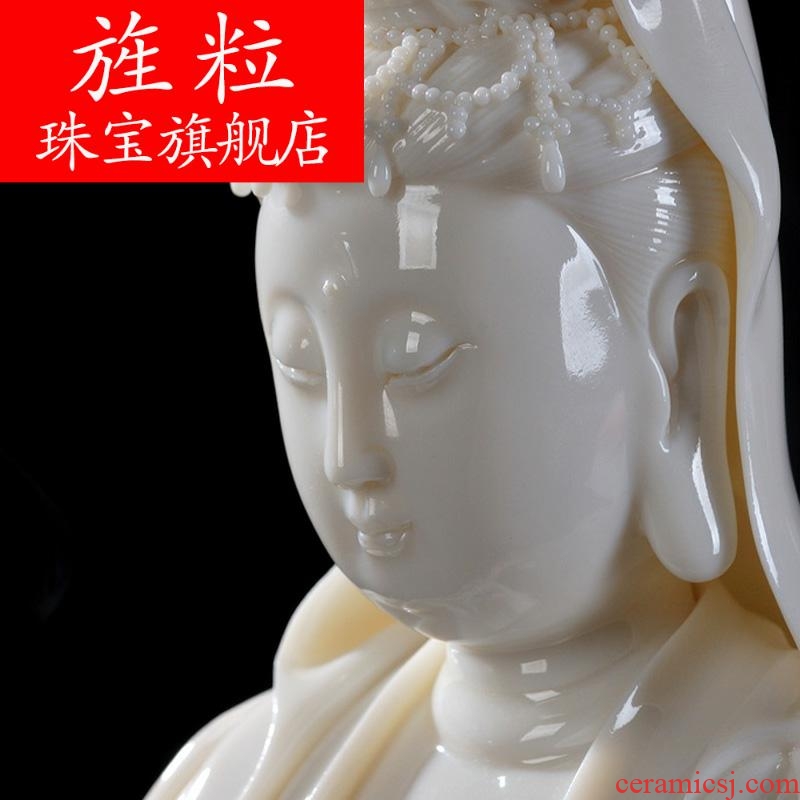 Bm ceramic handicraft sitting room place to occupy the xiangyun household avalokitesvara figure of Buddha goddess of mercy