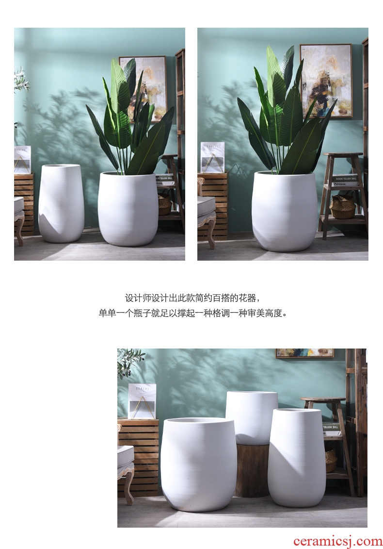 Jingdezhen ceramic vase of large hotel sales department between example club large vases, flower, flower arranging furnishing articles - 605627519408