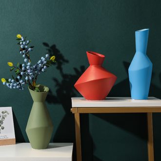 Morandi ceramic vases, flower arranging the modern soft outfit creative furnishing articles the sitting room porch example room flower decoration