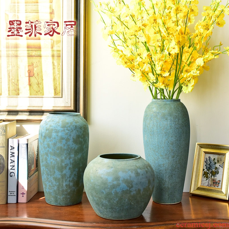 Murphy classical jingdezhen ceramic hydroponic vase is placed the new Chinese style household living room TV cabinet soft decoration