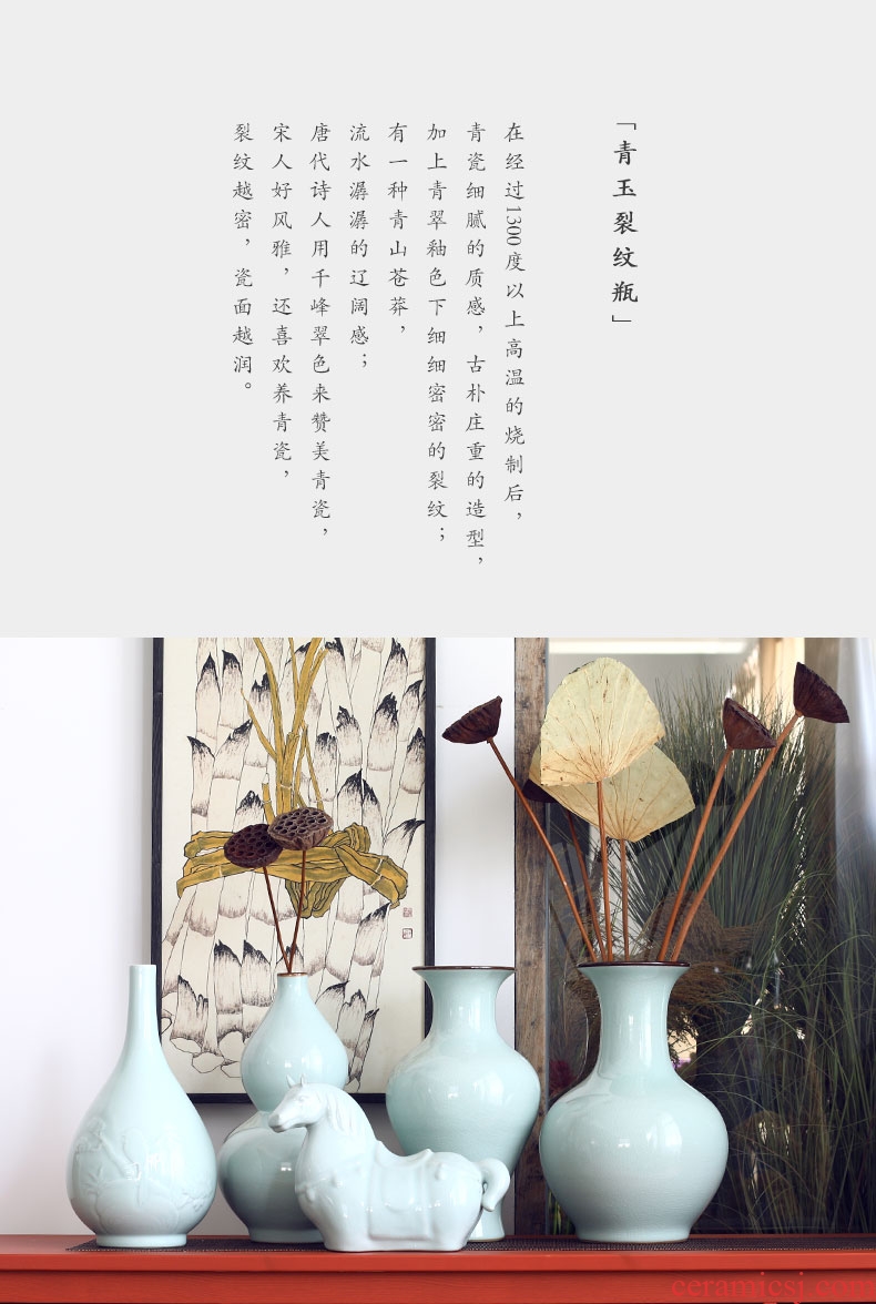 Jingdezhen ceramics archaize the ancient philosophers figure large vases, classical Chinese style living room home decoration furnishing articles wedding gift - 597371538660