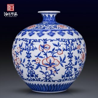 Jingdezhen ceramics table dry flower vase planting Chinese I sitting room porch bedroom home furnishing articles