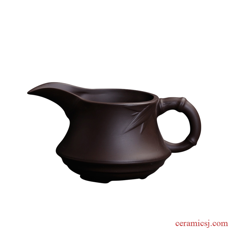 Reasonable yixing purple sand cup household large points kung fu tea tea ware ceramics accessories tea cup fair cup single
