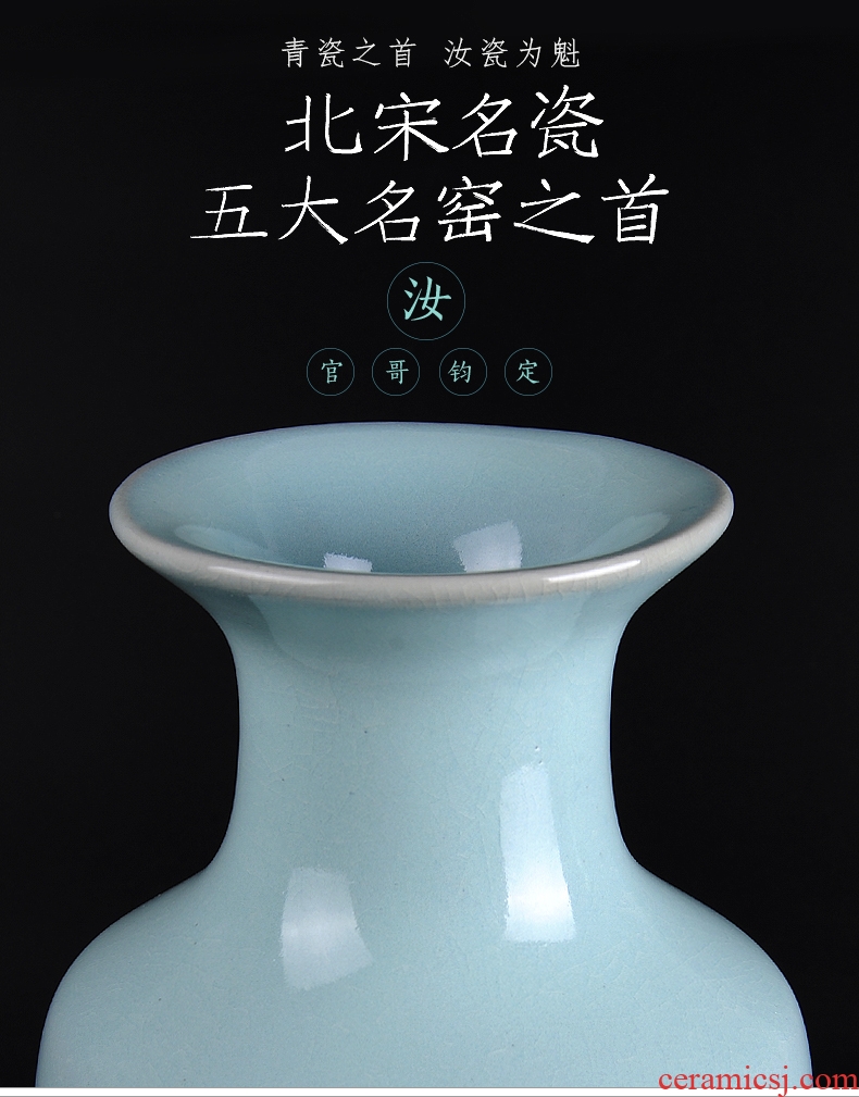 Jingdezhen restoring ancient ways do old coarse pottery vase of large sitting room dry flower arranging ceramic furnishing articles home decoration - 536609714284