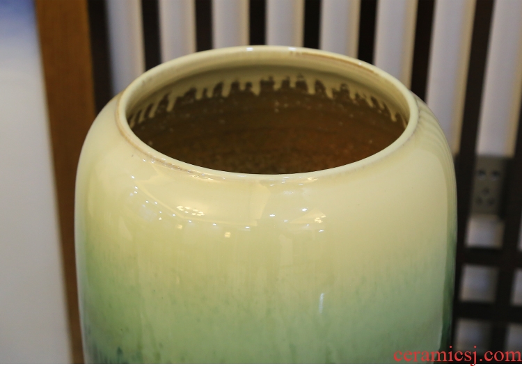 Jingdezhen ceramic restoring ancient ways do old ground insert large vase sitting room decoration to the hotel porch flower implement home furnishing articles - 585047088261