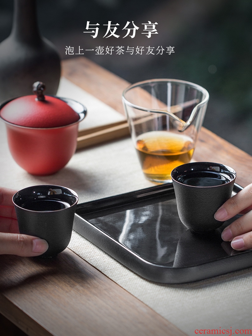 Evan ceramic sample tea cup masters cup single CPU kung fu tea set personal cup tea cup Japanese household small cup