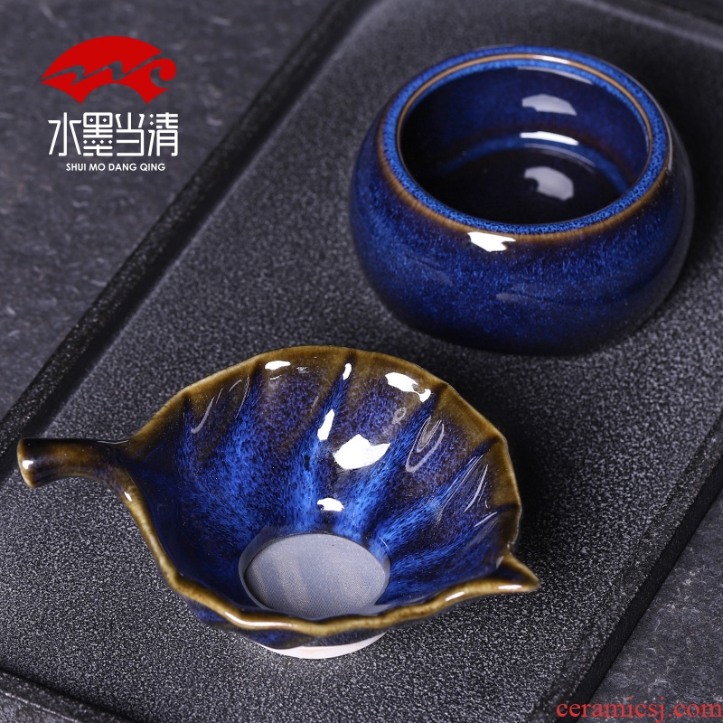 Tea set masterpieces kung fu tea cup 6 lateral ceramic teapot high-grade household gift box office