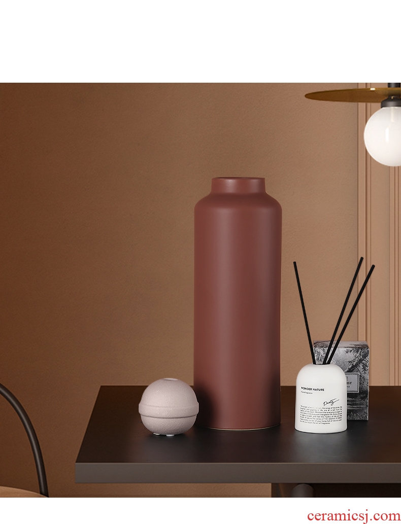 BEST WEST light key-2 luxury furnishing articles sitting room put ceramic vase vase sample room soft adornment desktop originality
