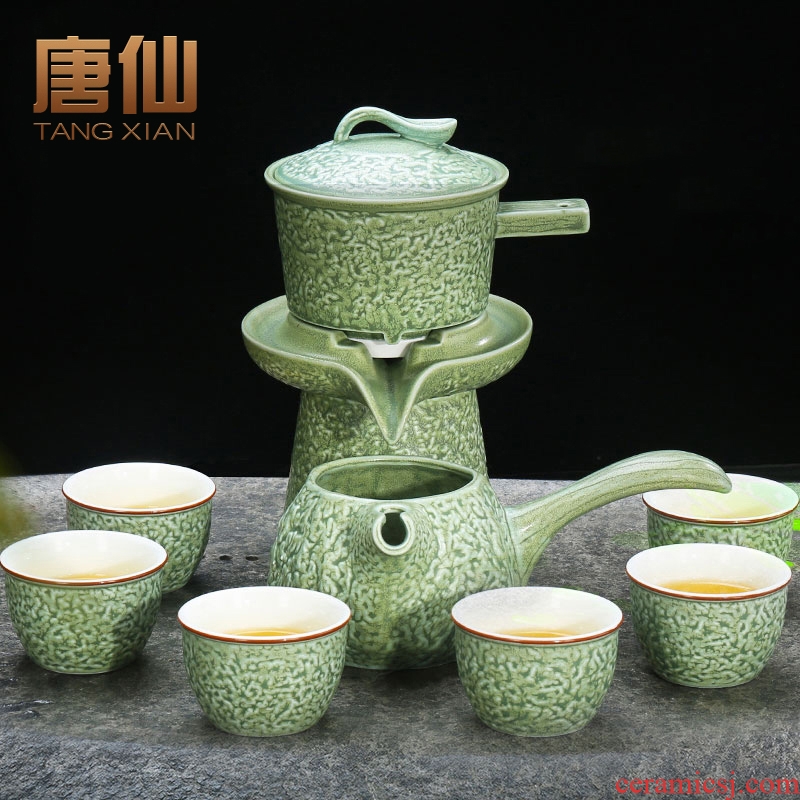 Besides Tang Xian automatic ceramic tea set lazy hot tea; preventer teapot teacup kung fu tea set tea pot