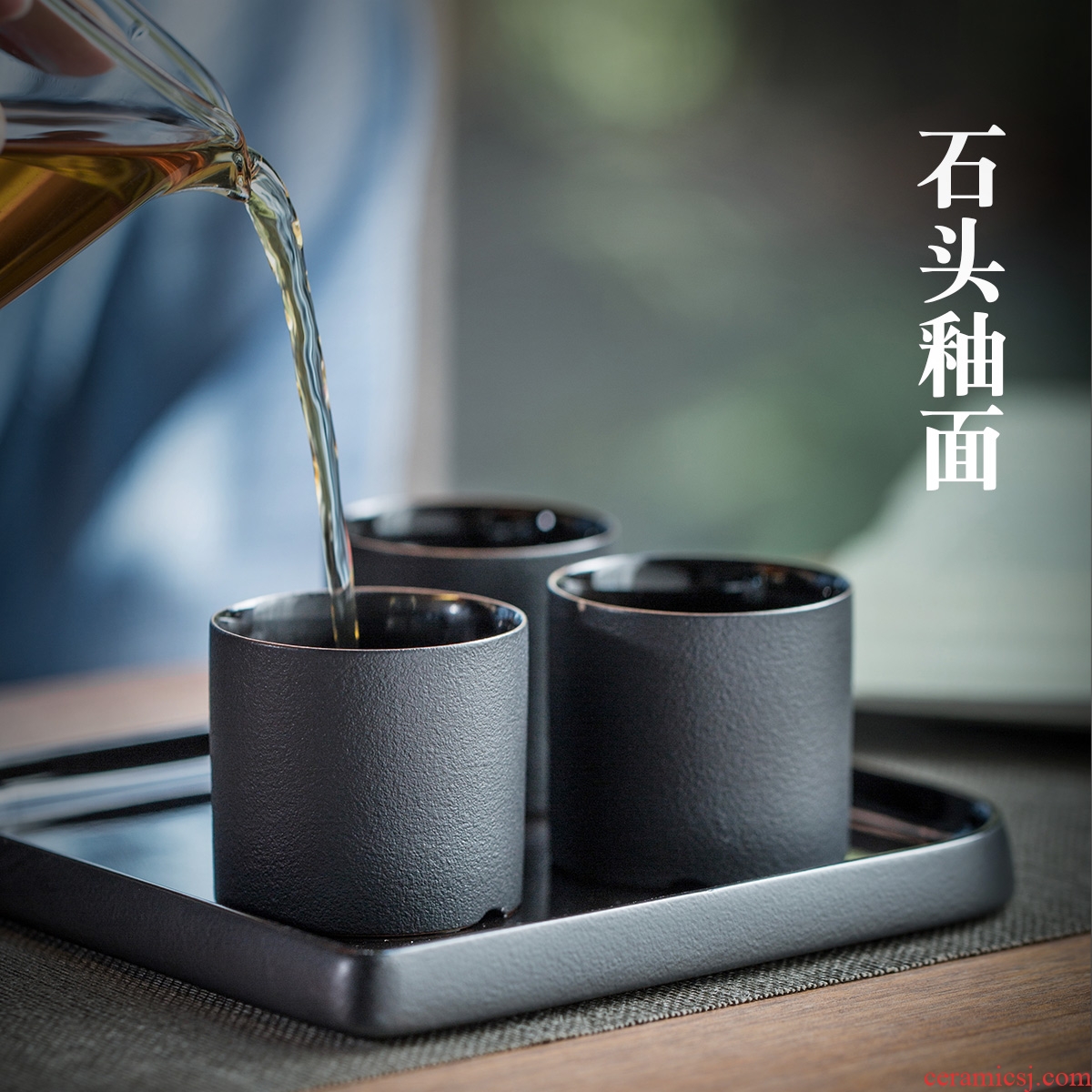 Even Japanese ceramic sample tea cup home master cup single CPU kung fu tea set personal cup contracted tea cups