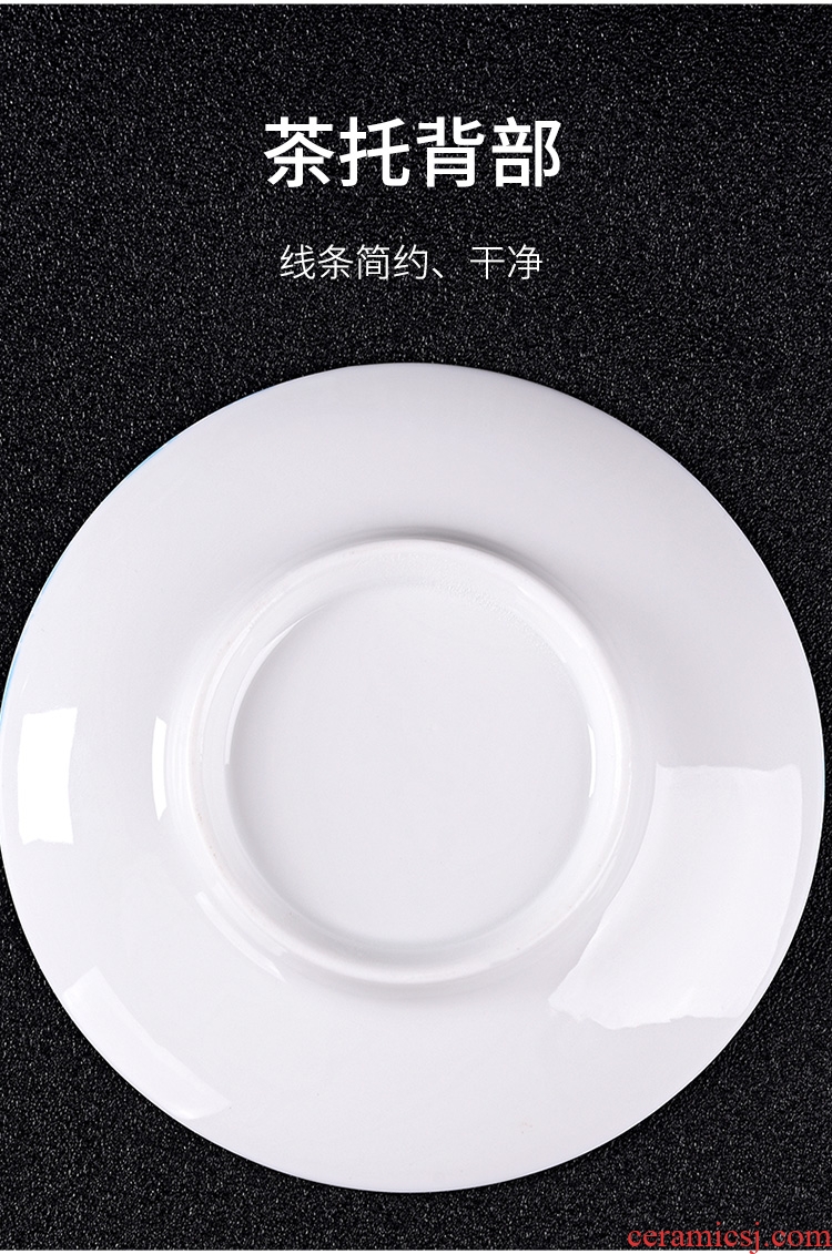 HaoFeng three to ceramic tea tureen home office kunfu tea tureen large bowl with a single hand grasp pot